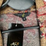 Narzuta Damska Kwiatowy Wzór Stylowa Wiązana S 36 EU - zdjęcie 2