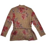 Narzuta Damska Kwiatowy Wzór Stylowa Wiązana S 36 EU - zdjęcie 3