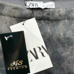 Zara Spódnica Damska Szara Marmurowa Ołówkowa S 36 EU - zdjęcie 2