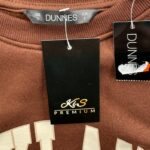 Dunnes Brązowa Bluza Damska Z Nadrukiem S 36 EU - zdjęcie 2