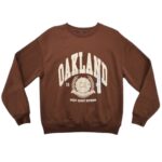 Dunnes Brązowa Bluza Damska Z Nadrukiem S 36 EU - zdjęcie 1