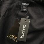 Boohoo Sukienka Czarna Kopertowa Falbanki XXL 44 EU - zdjęcie 3