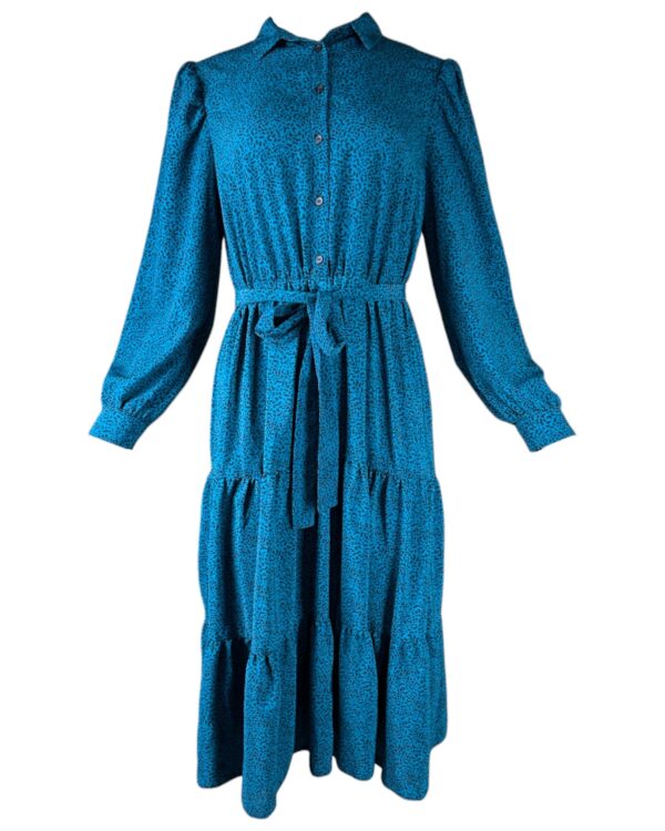 Papaya Sukienka Koszulowa Panterka Zielona L 40 EU