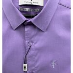 Father Sons Koszula Męska Fioletowa Slim Fit M 36 EU - zdjęcie 2