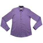 Father Sons Koszula Męska Fioletowa Slim Fit M 36 EU - zdjęcie 1