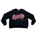 Zara Bluza Damska Czarna Z Nadrukiem S 36 EU - zdjęcie 1