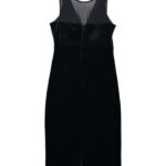 River Island Sukienka Welurowa Czarna S 36 EU - zdjęcie 3