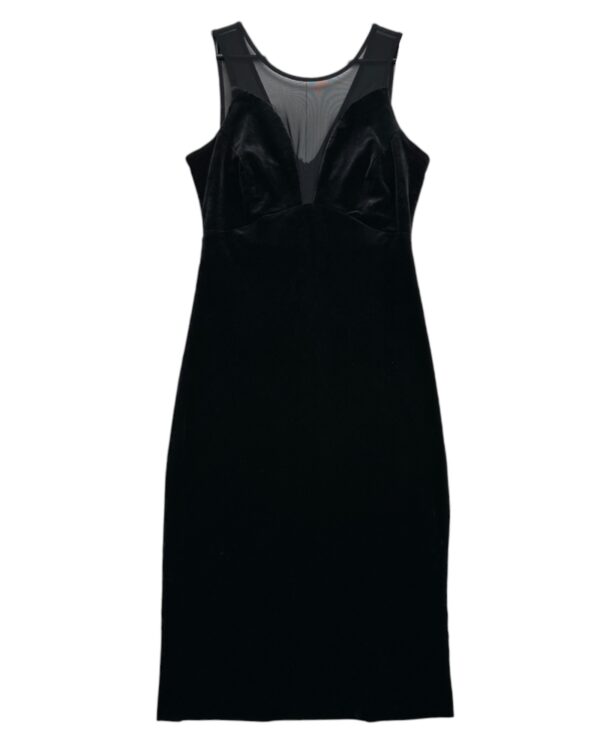 River Island Sukienka Welurowa Czarna S 36 EU