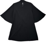 Papaya Sukienka Elegancka Czarna Ozdobny Kołnierzyk L 40 EU - zdjęcie 2