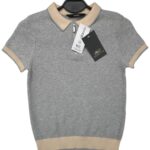 George Koszulka Polo Dziecięca Bawełna Szara 8 9 Lat - zdjęcie 1
