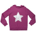 Dunnes Stores Bluza Młodzieżowa Z Kapturem Nadruk Gwiazda 12 14 Lat - zdjęcie 1