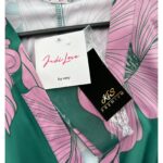 Judi Love By Very Kimono Damskie Wzór Zielone Różowe XL 42 EU - zdjęcie 2