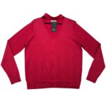 MS Sweter Damski Czerwony Elegancki XXL 44 EU - zdjęcie 1