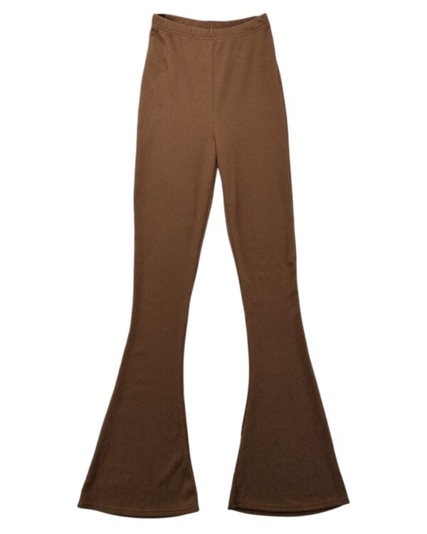 Boohoo Spodnie Dzwony Damskie Brązowe Eleganckie Rozmiar S 36 EU