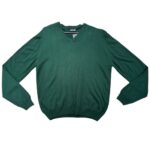 Blue Star Sweter Męski Zielony Klasyczny M 38 EU - zdjęcie 1