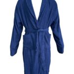 Velosso Szlafrok Męski Frotte Granatowy XXL 44 EU - zdjęcie 1