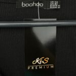 Boohoo Sukienka Czarna Falbanki L 40 EU - zdjęcie 2