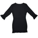 Boohoo Sukienka Czarna Falbanki L 40 EU - zdjęcie 3