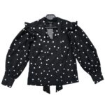 New Look Czarna Koszula Damska W Kropki S 36 EU - zdjęcie 1