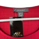 Primark Czerwona Tunika z Bufiastymi Rękawami M 38 EU - zdjęcie 2
