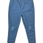 Boohoo Niebieskie Jeansy Mom Fit 46 EU - zdjęcie 1