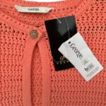 George Dziewczęcy Koralowy Ażurowy Sweterek 158 CM 12 13 LAT - zdjęcie 2