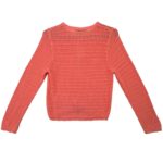 George Dziewczęcy Koralowy Ażurowy Sweterek 158 CM 12 13 LAT - zdjęcie 3