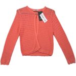 George Dziewczęcy Koralowy Ażurowy Sweterek 158 CM 12 13 LAT - zdjęcie 1