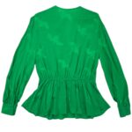 River Island Damska Zielona Koszula z Marszczeniami L 40 EU - zdjęcie 3