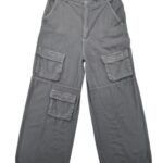 Pretty Little Thing Damskie Szare Spodnie Cargo S 36 EU - zdjęcie 1