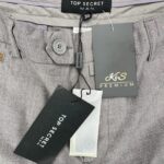 Top Secret Szare Męskie Spodnie Bawełniane 33 - zdjęcie 2