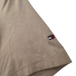 Tommy Hilfiger Beżowa Koszulka z Logo S 36 EU - zdjęcie 2