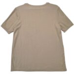 Tommy Hilfiger Beżowa Koszulka z Logo S 36 EU - zdjęcie 4