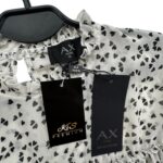 AX Paris Bluzka Damska Warstwowa Serduszka Kremowa XXL 44 EU - zdjęcie 2