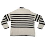 Primark Sweter Damski w Paski Guziki Kremowo-Czarny M 38 40 42 EU - zdjęcie 2