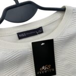 MS Sweter Damski Elegancki Kremowy M 38 EU - zdjęcie 2