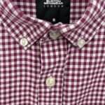 Burton Koszula Męska Logo Bordowa Kratka M - zdjęcie 2