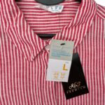 Primark Damska Koszula Krótki Rękaw Czerwono-Biała L 40 EU - zdjęcie 2