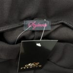 Stylewise Damskie Spodnie Czarne Lampasy Panterka L 40 EU - zdjęcie 2