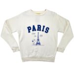George Snoopy Paris Bluza Damska Kremowa S 36 38 EU - zdjęcie 1