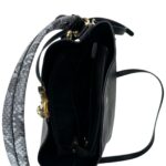 Torebka Damska Czarna z Łańcuchem Elegancka - zdjęcie 3