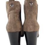 Alpe Botki Damskie Beżowe Na Obcasie 41 - zdjęcie 2