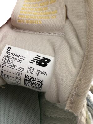 New Balance 574 Niebieskie Żółte Buty Damskie 37.5 EU 24 CM - zdjęcie 4