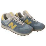 New Balance 574 Niebieskie Żółte Buty Damskie 37.5 EU 24 CM