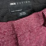 Asos Design Komplet Garniturowy Bordowy 38 EU - zdjęcie 3