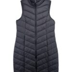 Papaya Pikowana Kamizelka Czarna Długa L 40 EU - zdjęcie 1