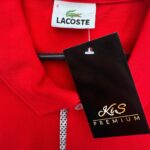 Inspiranowa Lacosta Koszulka Polo Czerwona XL 42 EU - zdjęcie 3