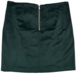 FF Spódnica Damska Mini Ciemny Zielony Zamek XL 42 EU - zdjęcie 3