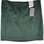 FF Spódnica Damska Mini Ciemny Zielony Zamek XL 42 EU - zdjęcie 1