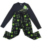 Xbox Pyjamas Piżama Męska Gamingowa Czarna S 36 EU
